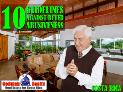 10 Guidelines for not being an abusive buyer 