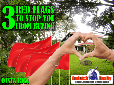 3 Red Flags that will make you run from buying a property