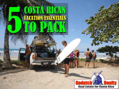5 Costa Rican Vacation Essentials to Pack