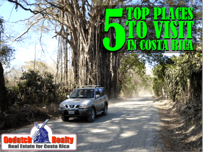 5 Top Places to visit in Costa Rica