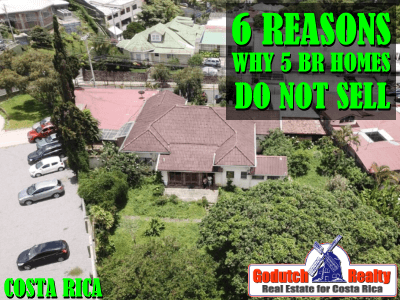 6 Reasons why 5 bedroom homes are impossible to sell