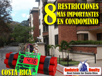 Las 8 Restricciones más importantes del condominio en Costa Rica