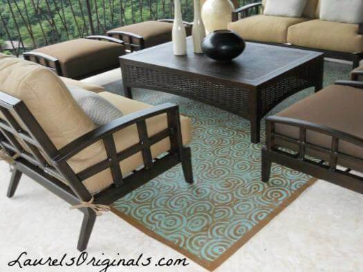 Awesome Costa Rican hand painted area rugs by Laurel