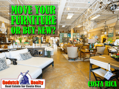 Bring Furniture to Costa Rica or Buy New After Arrival