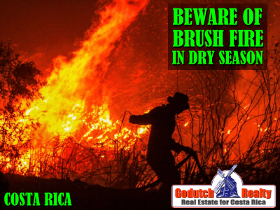 Brush fire created by your Costa Rica neighbor