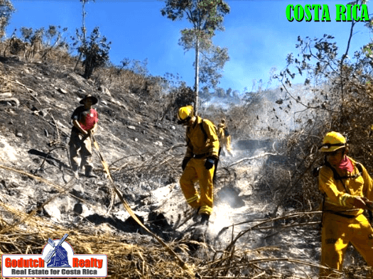 Brush fire created by your Costa Rica neighbor