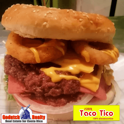 All about hamburgers in Costa Rica