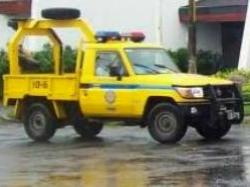 Costa Rica transit police towtruck