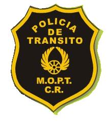 Costarica transit police badge