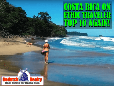 Costa Rica on Ethical Traveler Top 10 in 2021