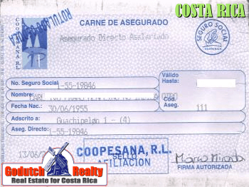 This is how your CAJA card will look like