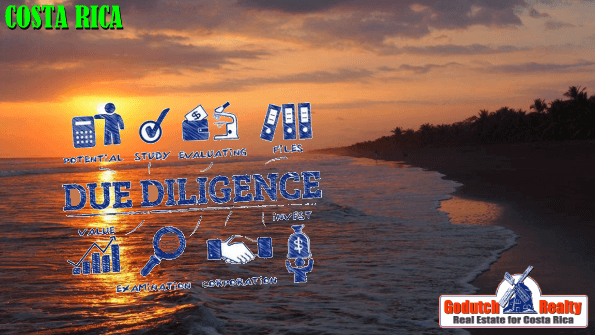 Due diligence before you purchase property in Costa Rica