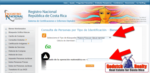 How to check Costa Rica property title yourself