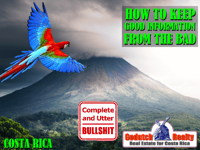 How to keep the good Costa Rica information from the bad