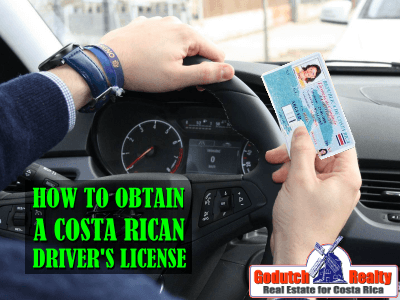 How to obtain your Costa Rican drivers license