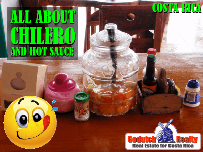 La chilera and the hot sauce in Costa Rica