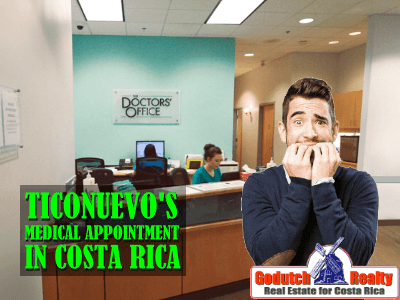Ticonuevo's medical appointment and medical exams in Costa Rica