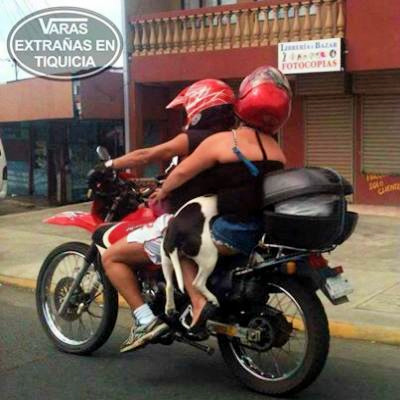 Motorbikes on the roads of Costa Rica