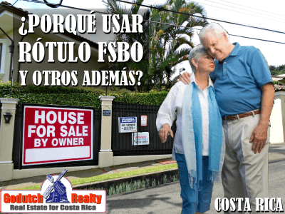 ¿Qué tan importante es el rótulo se vende en su propiedad en Costa Rica?