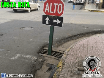 Road Obstacles when driving in Costa Rica