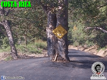 Road Obstacles when driving in Costa Rica