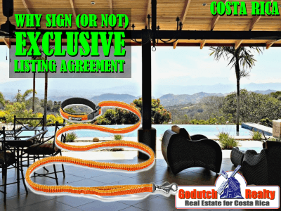 Should Atenas real estate sellers sign an exclusive listing agreement or not