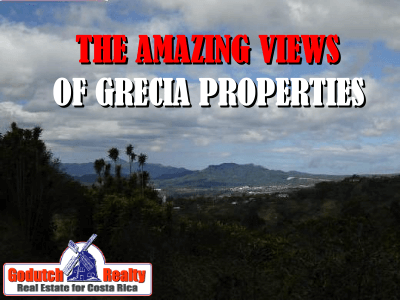 The amazing views Grecia properties have