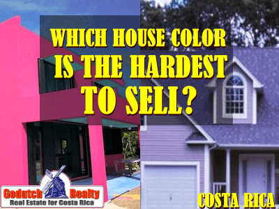 What exterior house color is the hardest to sell?