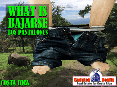 What is Bajarse los Pantalones in Costa Rica