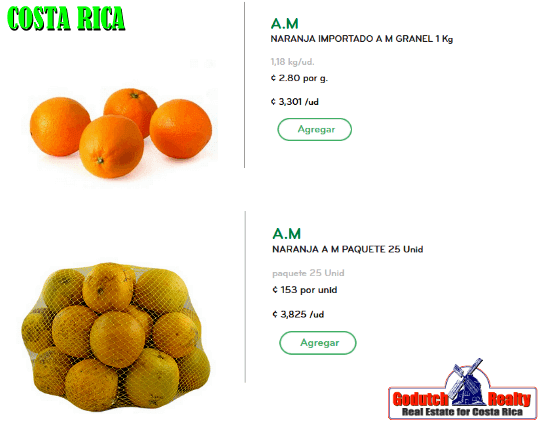 What is a Media Naranja or half an Orange in Costa Rica?