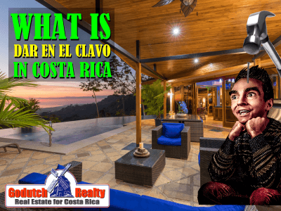What is dar en el clavo in Costa Rica
