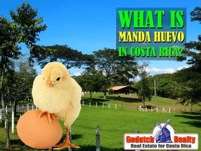 What is manda huevo in Costa Rica?