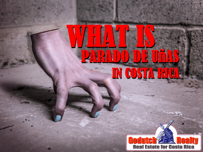 What is parado de uñas in Costa Rica