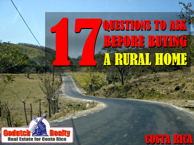 buying a rural home in Costa Rica