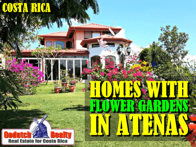 Homes with a flower garden in Atenas