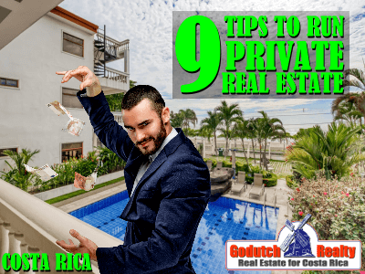 9 Tips to efficiently run a private real estate without any hassle